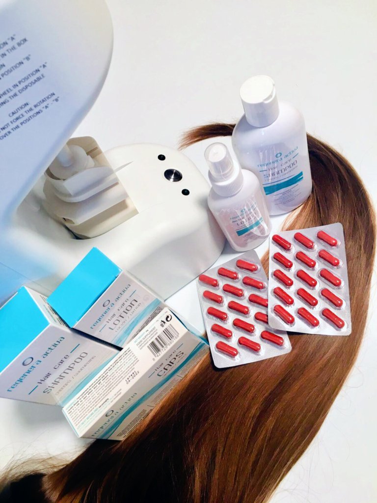 Regenera Aciva Hair Care CAPS и Shampoo и Lotion