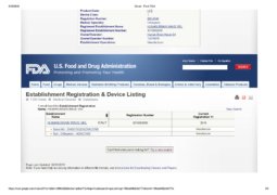 FDA registration regenera 2
